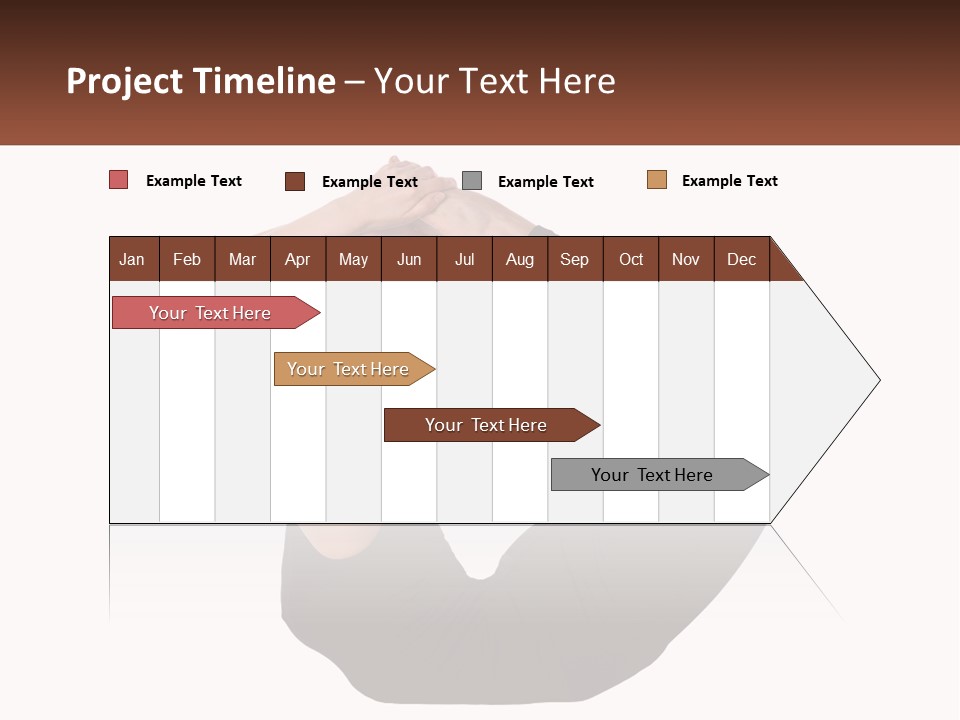 White Posing Alternative PowerPoint Template