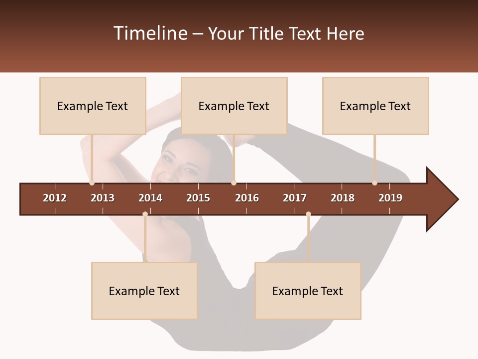 White Posing Alternative PowerPoint Template