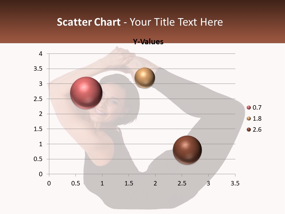 White Posing Alternative PowerPoint Template