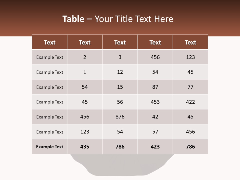 White Posing Alternative PowerPoint Template