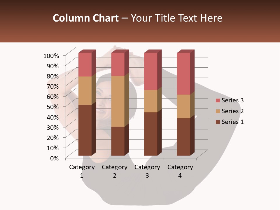 White Posing Alternative PowerPoint Template