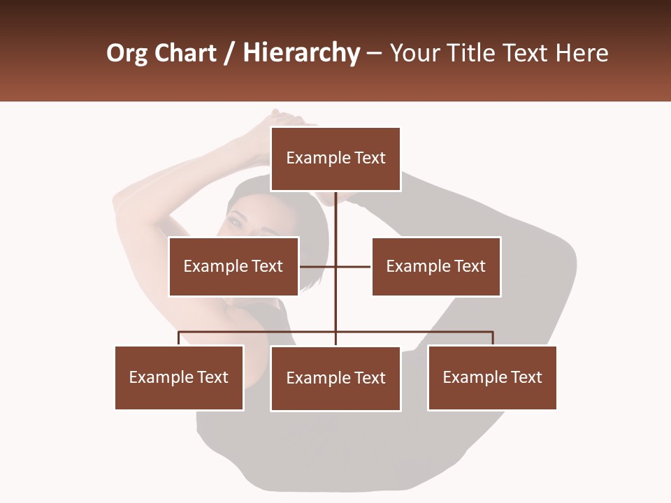 White Posing Alternative PowerPoint Template