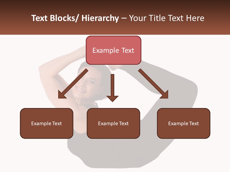 White Posing Alternative PowerPoint Template