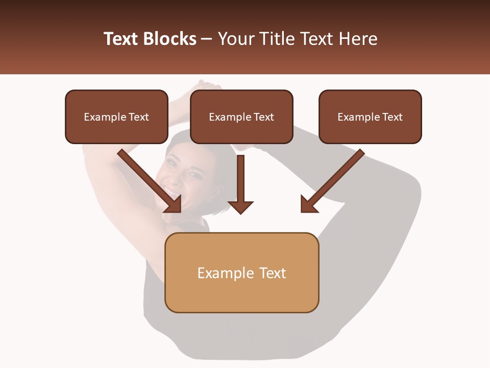 White Posing Alternative PowerPoint Template