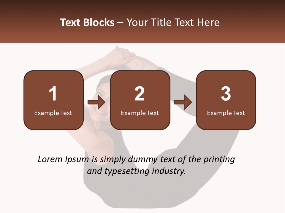 White Posing Alternative PowerPoint Template