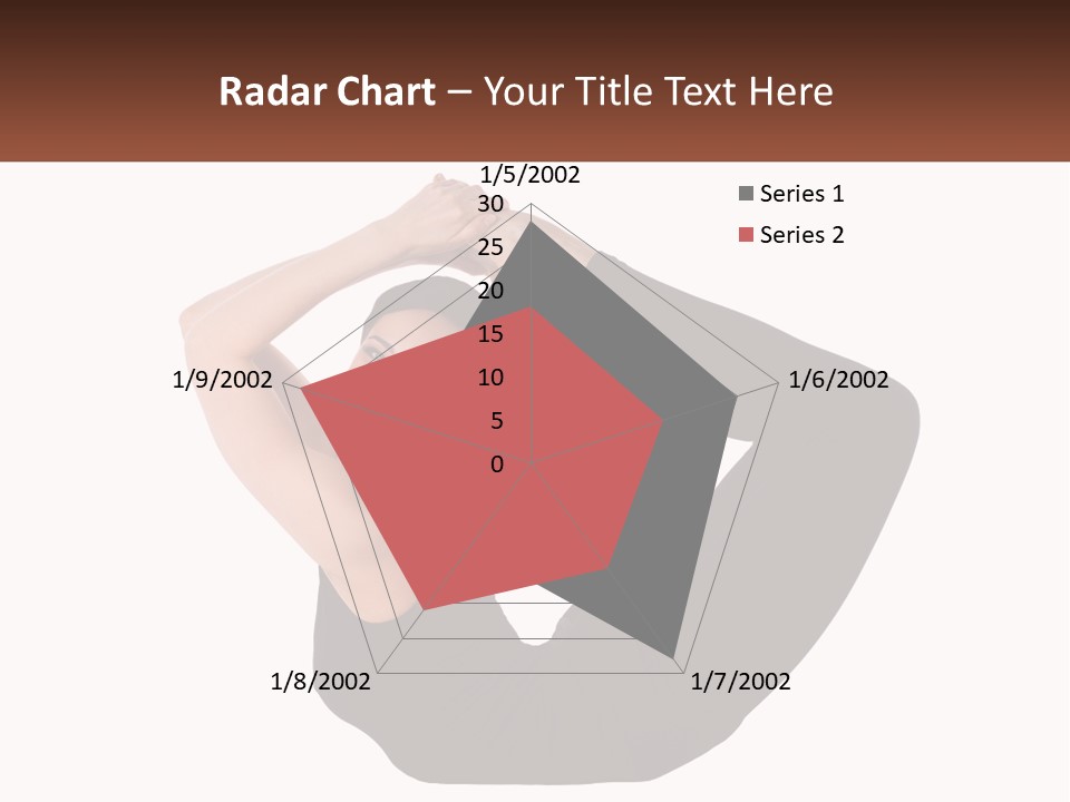 White Posing Alternative PowerPoint Template