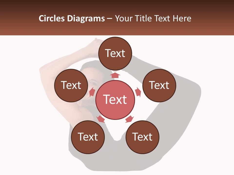 White Posing Alternative PowerPoint Template