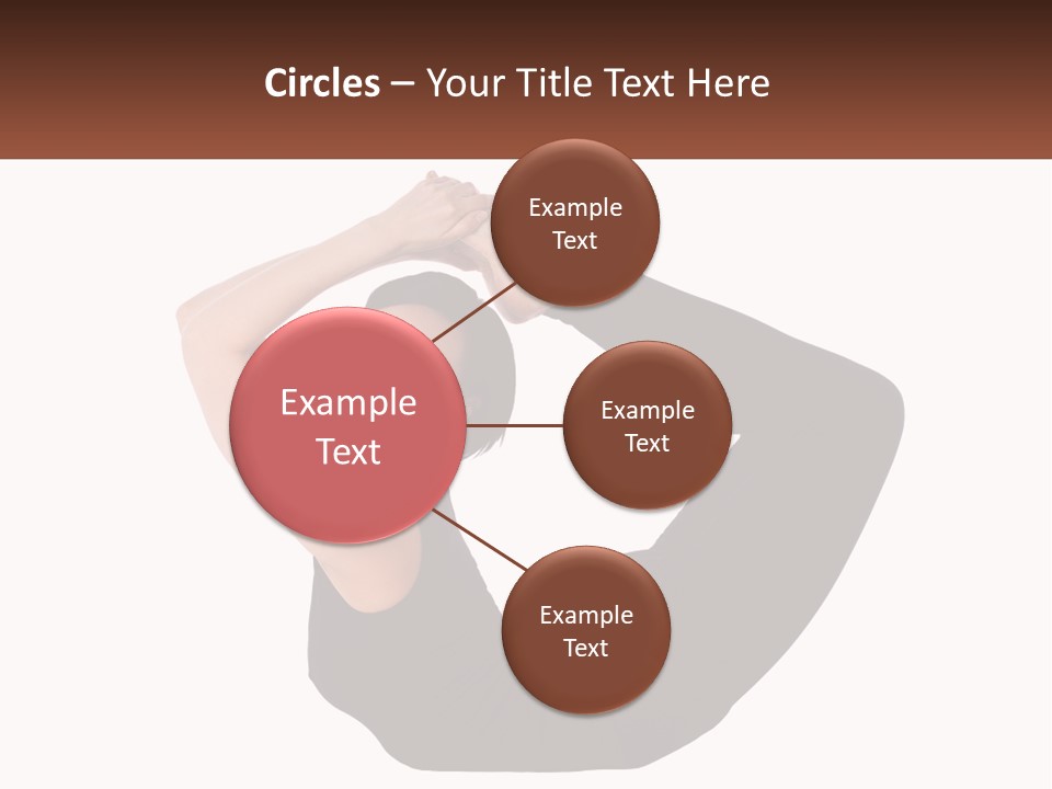 White Posing Alternative PowerPoint Template