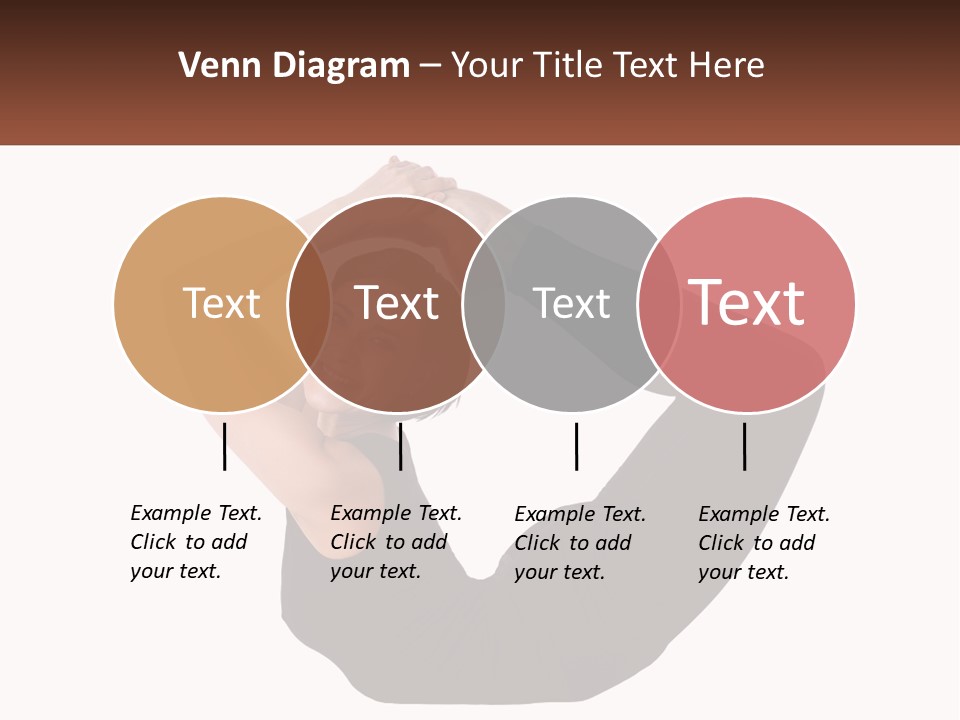 White Posing Alternative PowerPoint Template