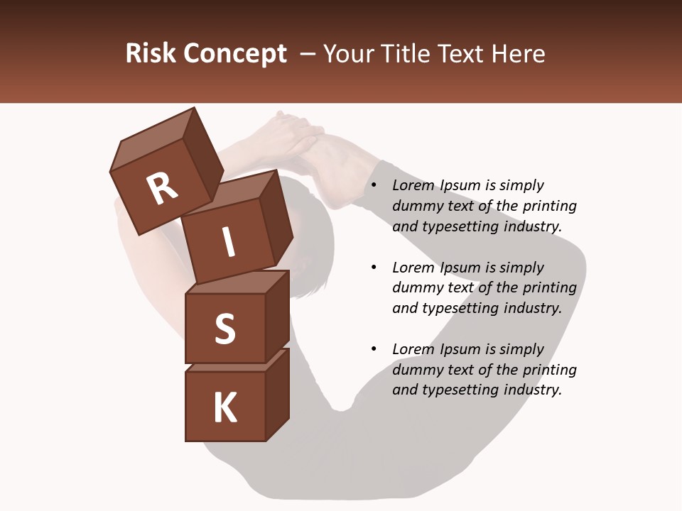 White Posing Alternative PowerPoint Template