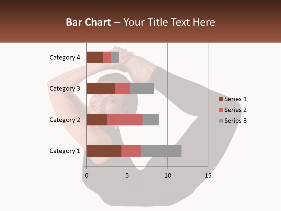 White Posing Alternative PowerPoint Template