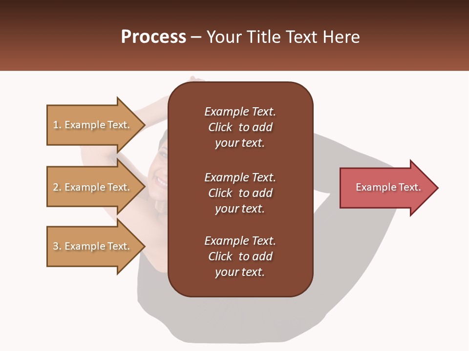 White Posing Alternative PowerPoint Template