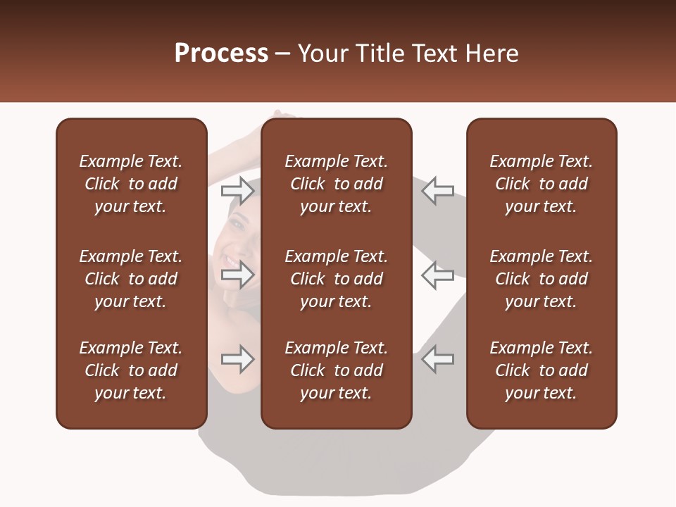 White Posing Alternative PowerPoint Template