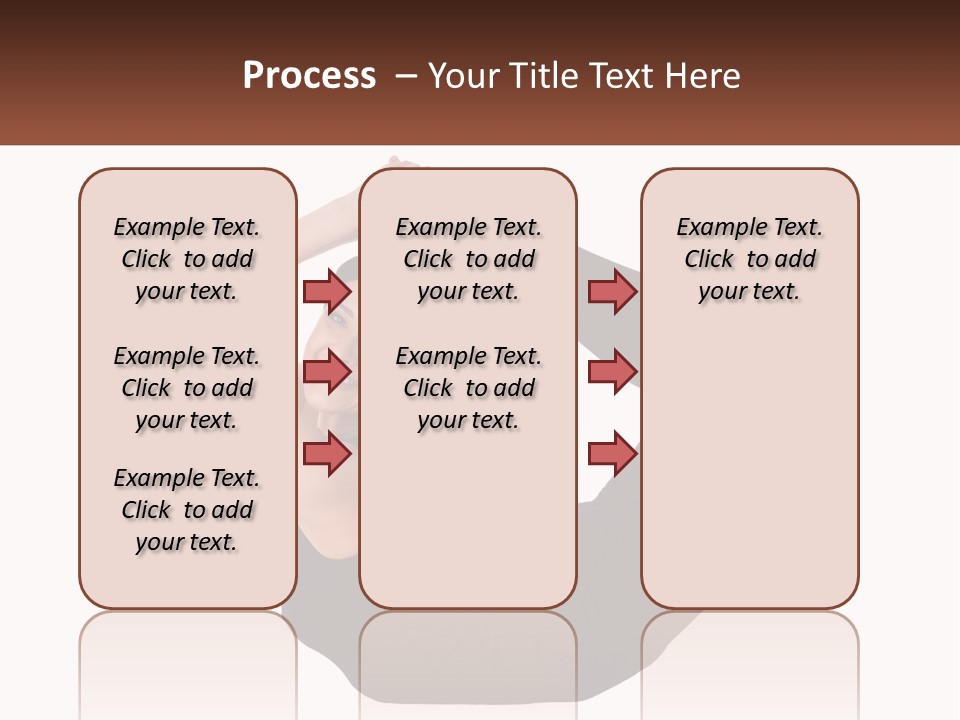 White Posing Alternative PowerPoint Template
