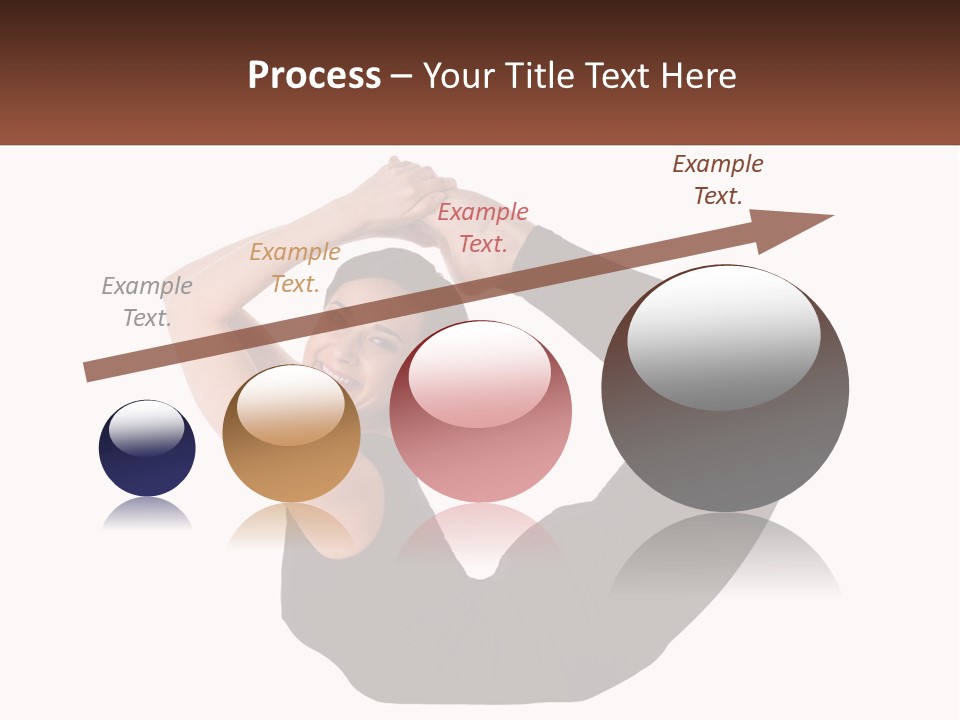 White Posing Alternative PowerPoint Template