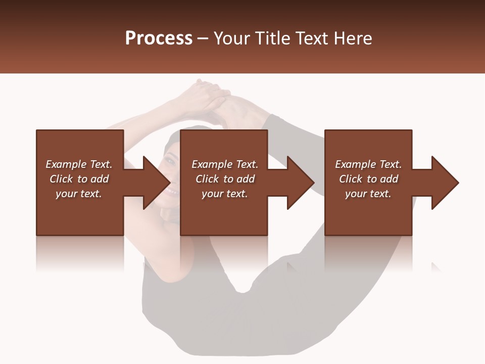 White Posing Alternative PowerPoint Template