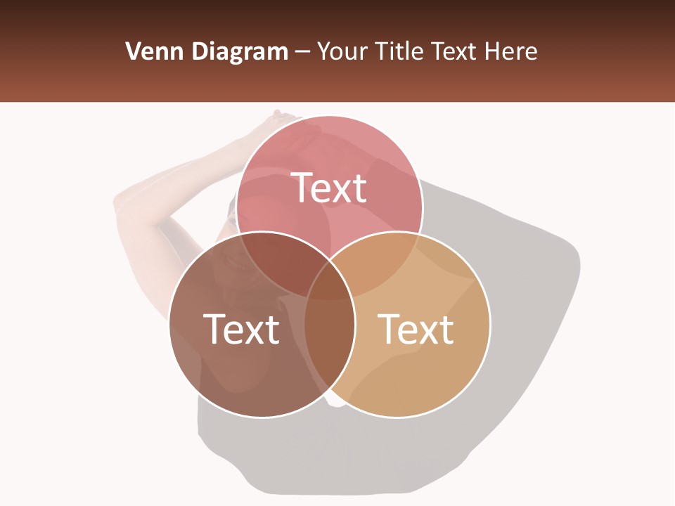 White Posing Alternative PowerPoint Template