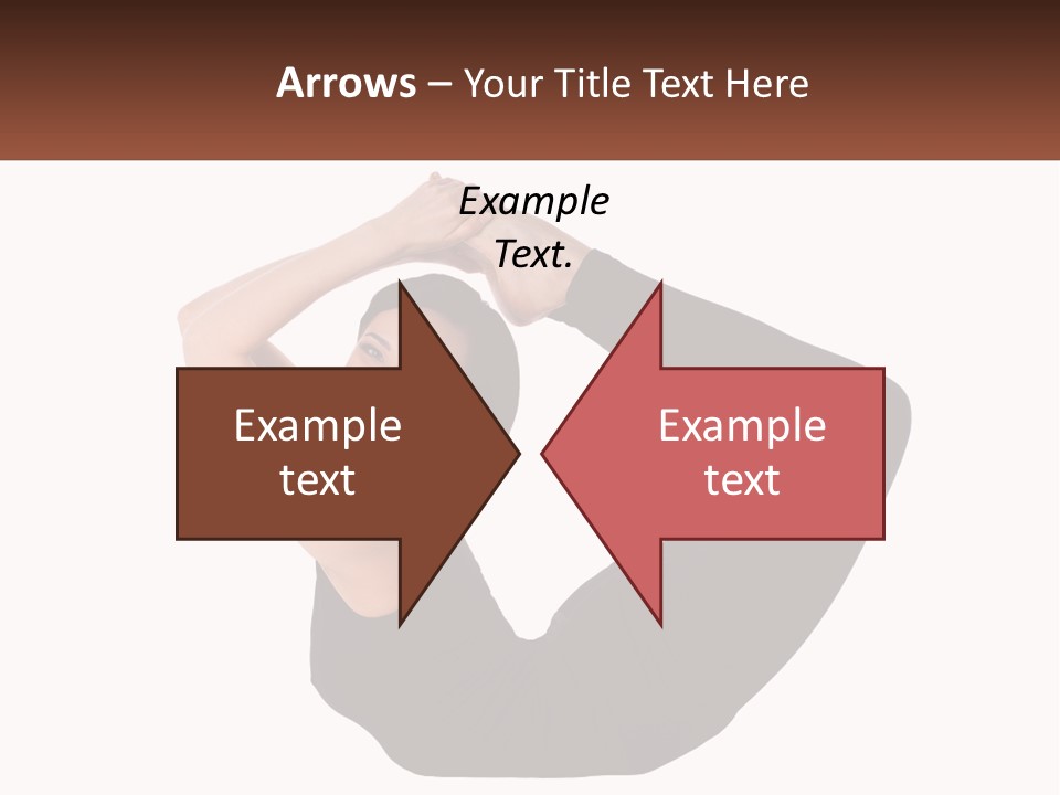 White Posing Alternative PowerPoint Template