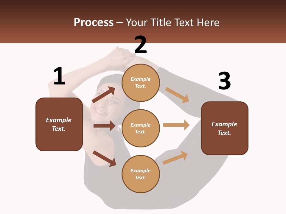 White Posing Alternative PowerPoint Template