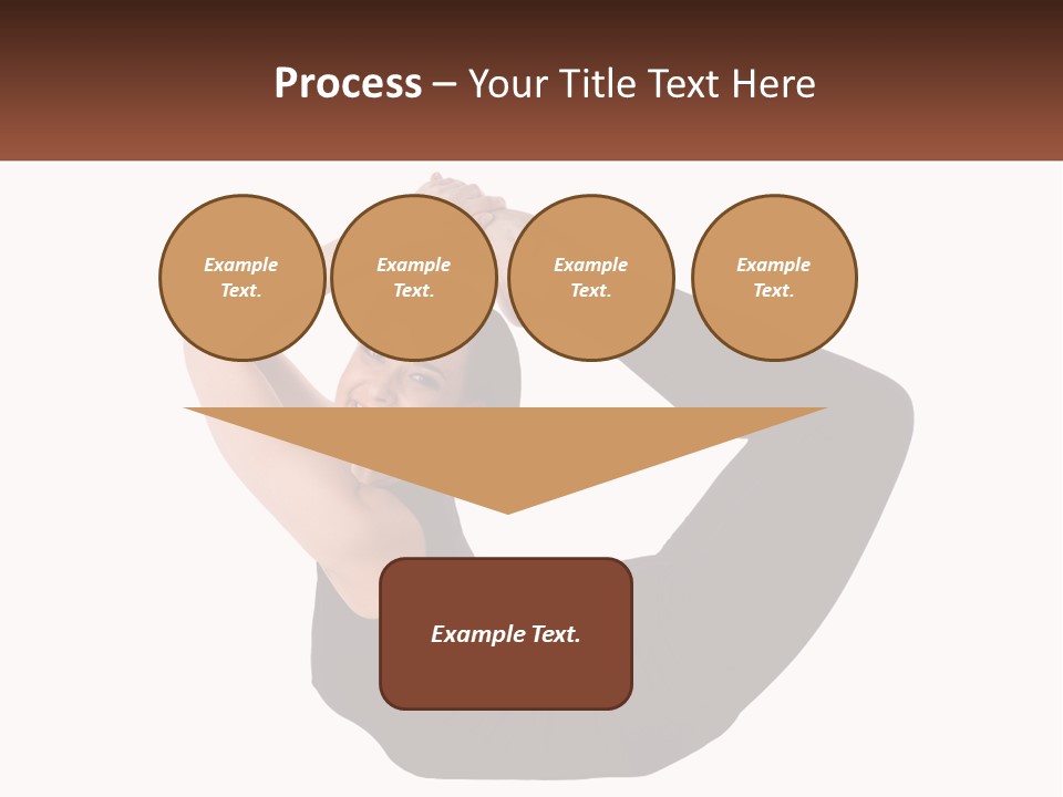 White Posing Alternative PowerPoint Template