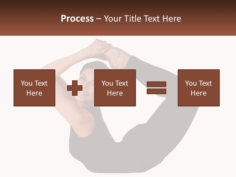 White Posing Alternative PowerPoint Template