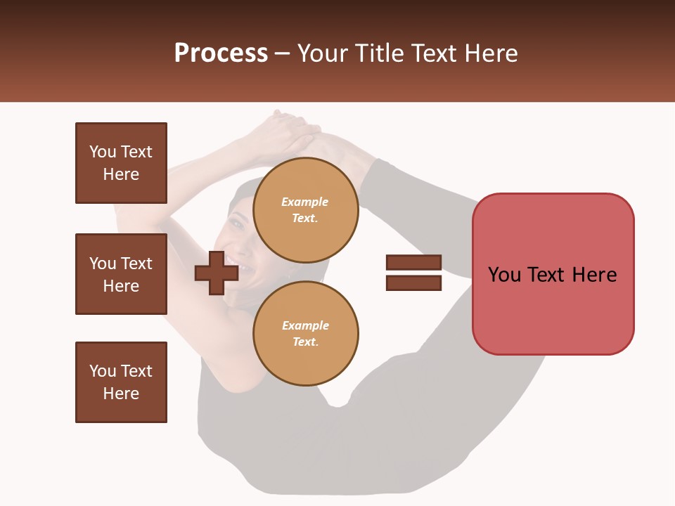 White Posing Alternative PowerPoint Template