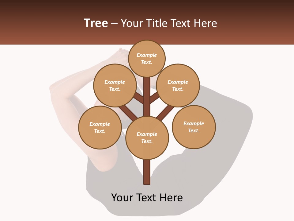 White Posing Alternative PowerPoint Template