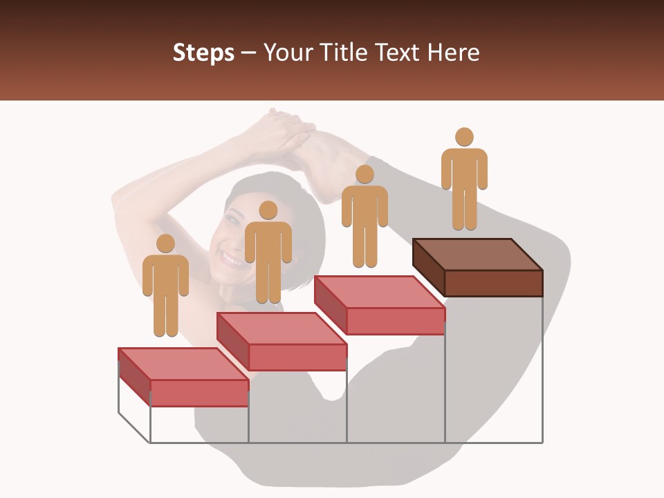 White Posing Alternative PowerPoint Template