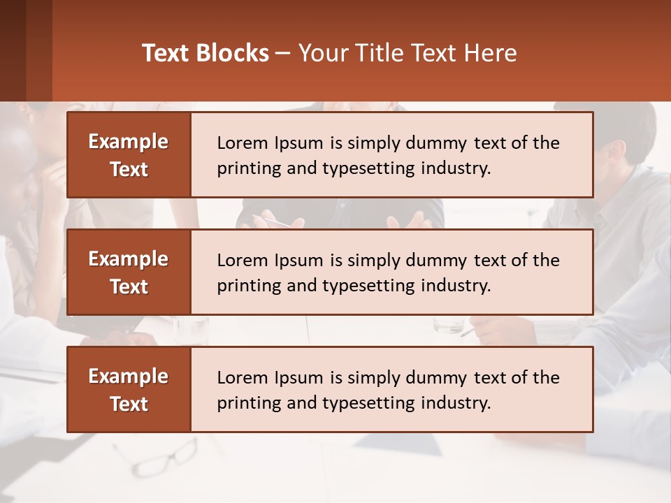 A Group Of People Sitting Around A Table Talking PowerPoint Template
