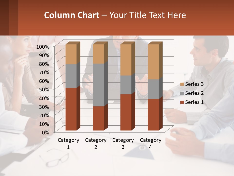 A Group Of People Sitting Around A Table Talking PowerPoint Template