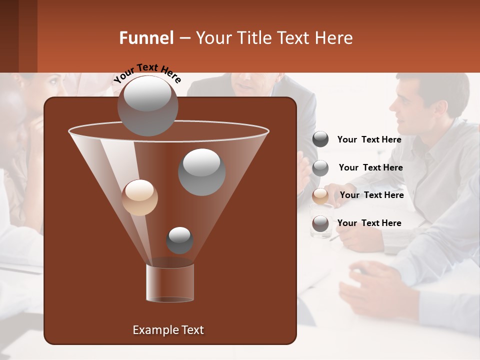 A Group Of People Sitting Around A Table Talking PowerPoint Template