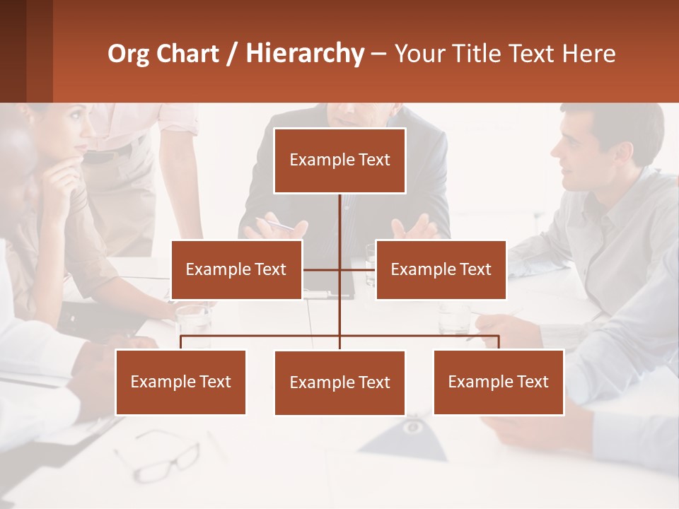 A Group Of People Sitting Around A Table Talking PowerPoint Template