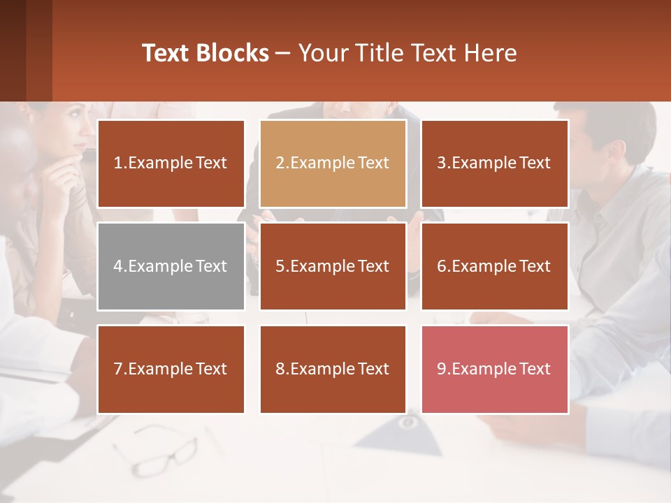 A Group Of People Sitting Around A Table Talking PowerPoint Template
