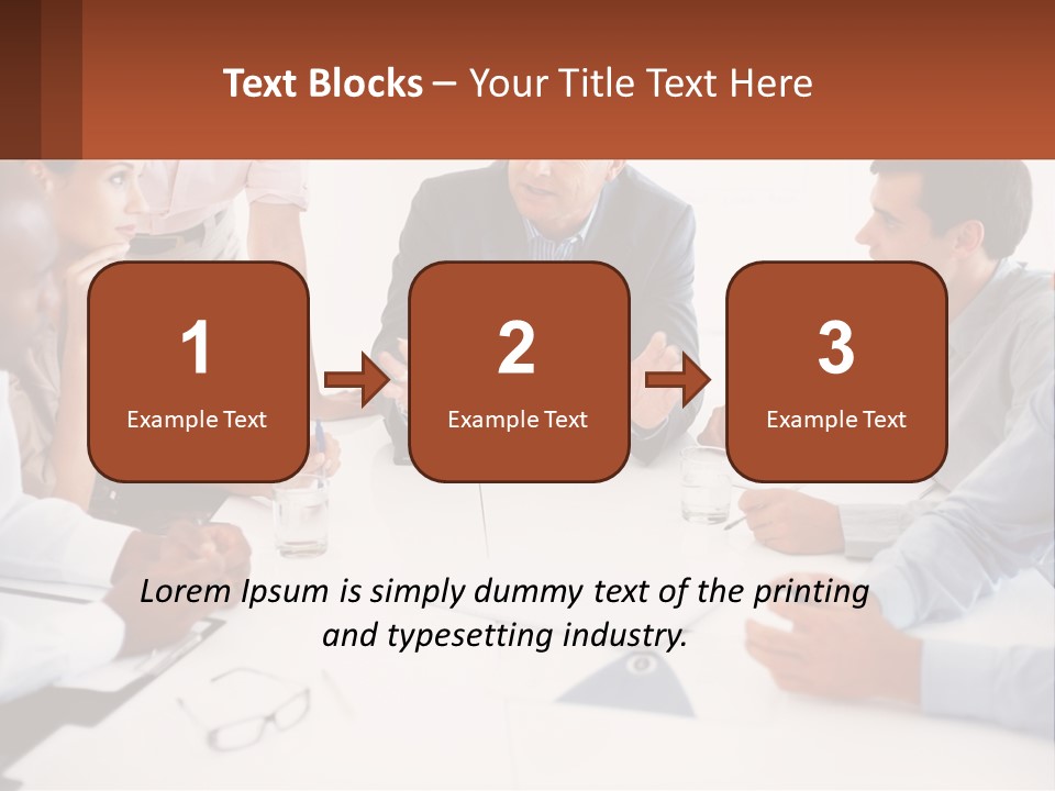 A Group Of People Sitting Around A Table Talking PowerPoint Template