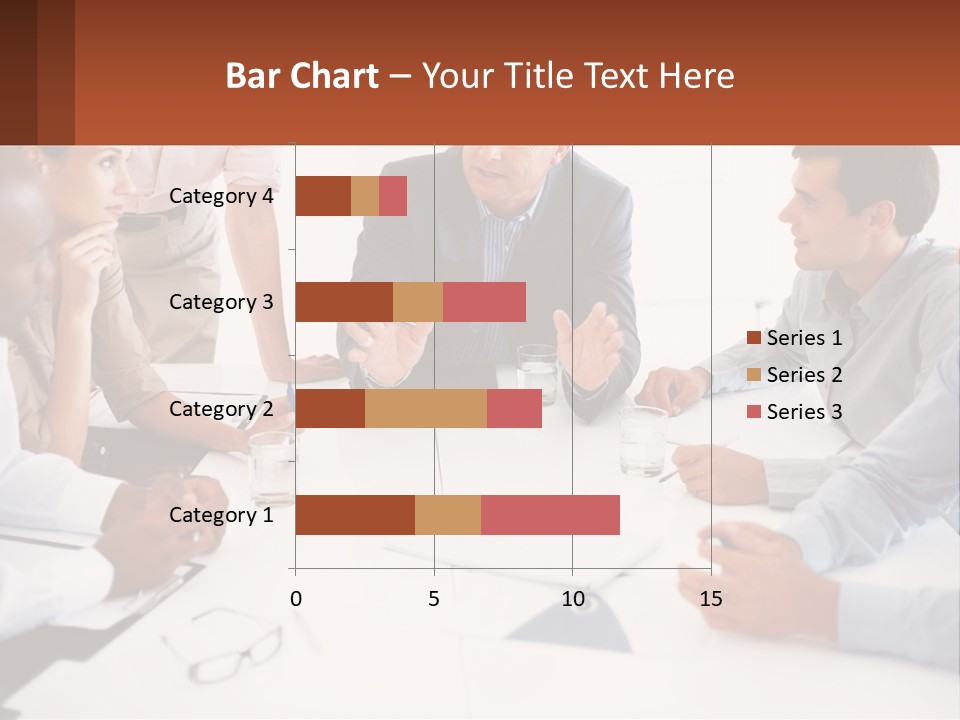 A Group Of People Sitting Around A Table Talking PowerPoint Template