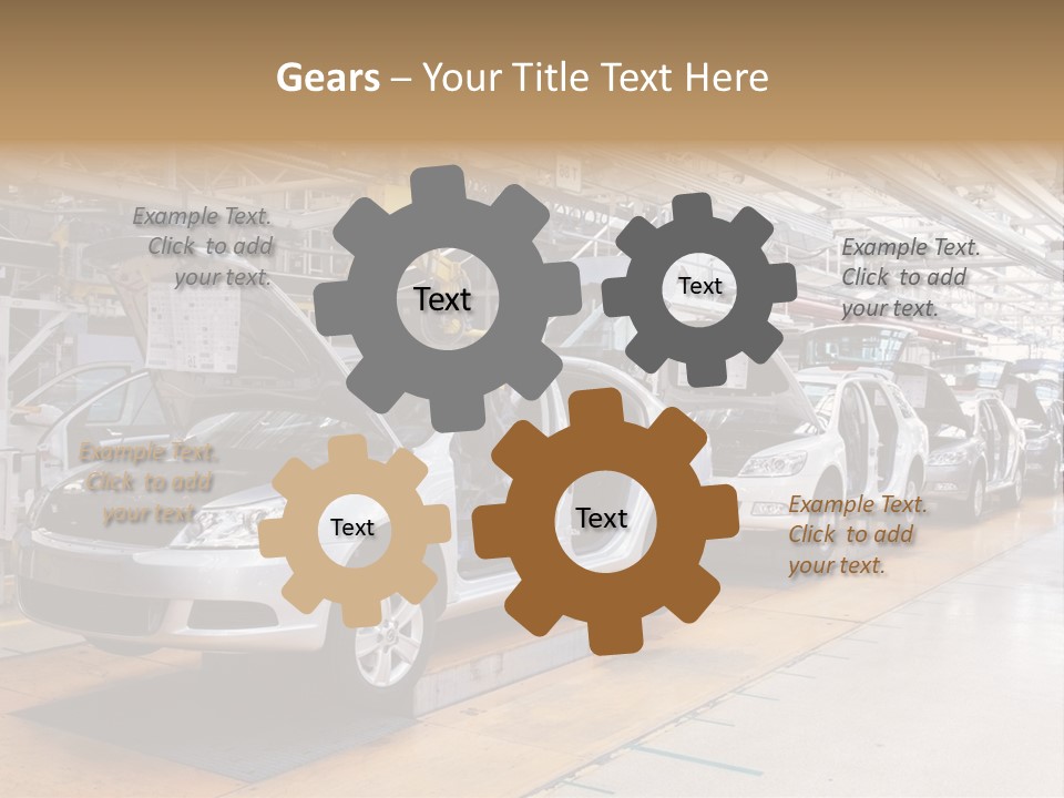 Order Framework Machines PowerPoint Template