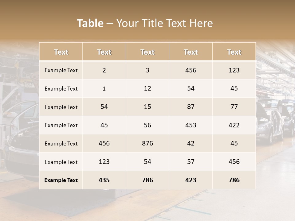 Order Framework Machines PowerPoint Template