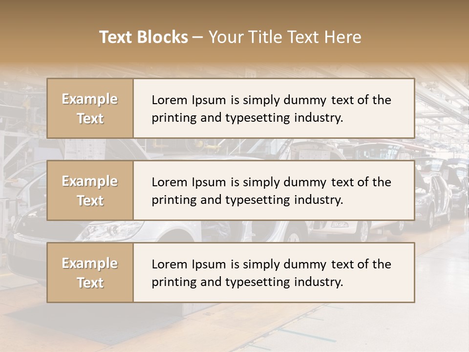 Order Framework Machines PowerPoint Template