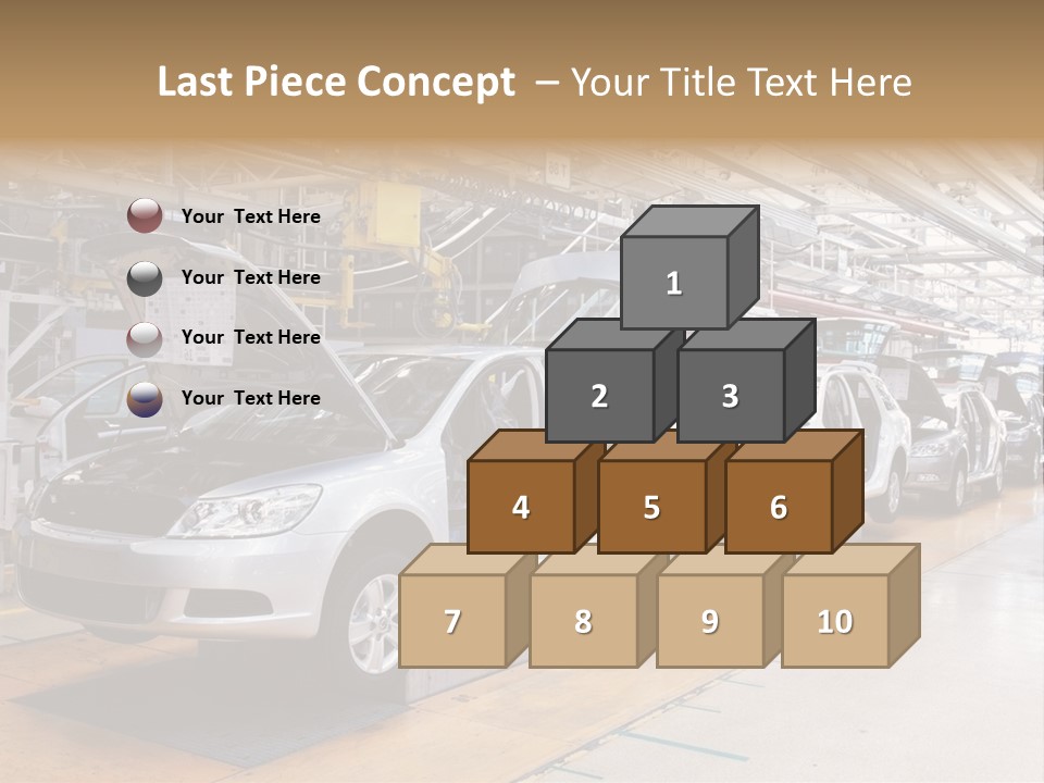 Order Framework Machines PowerPoint Template