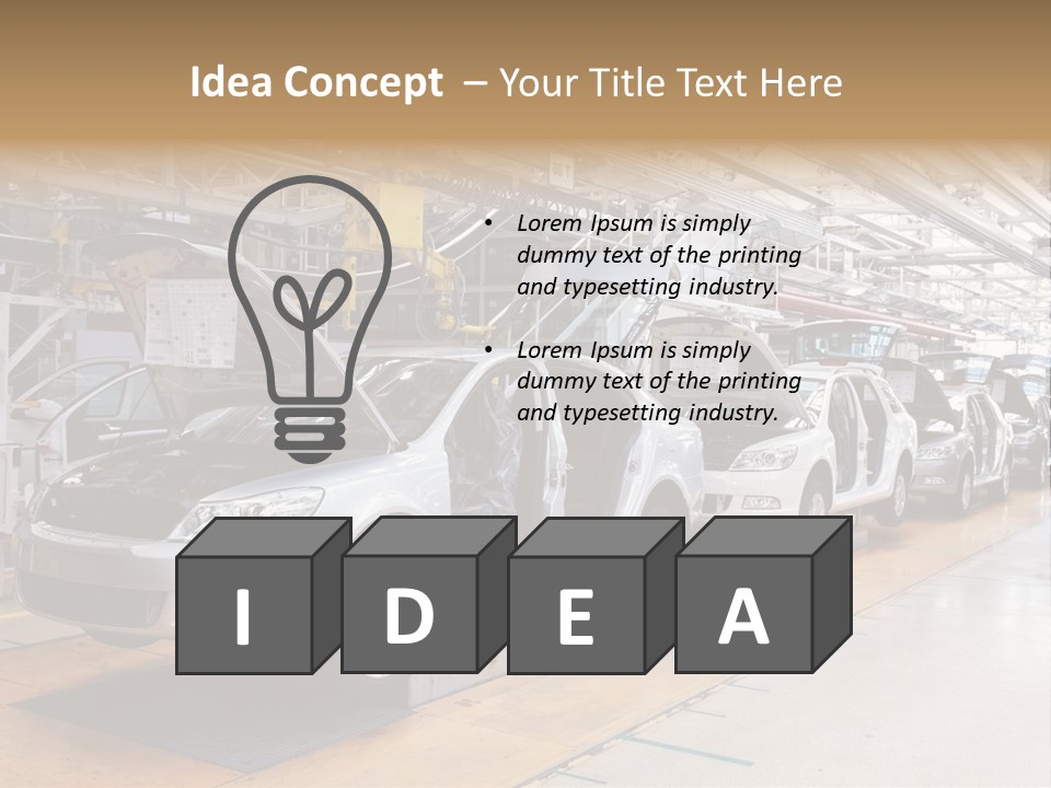 Order Framework Machines PowerPoint Template
