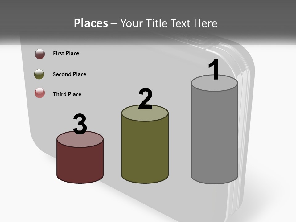 Laptop Small Lock PowerPoint Template