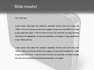 Laptop Small Lock PowerPoint Template