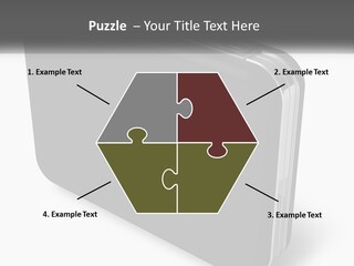 Laptop Small Lock PowerPoint Template