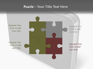 Laptop Small Lock PowerPoint Template