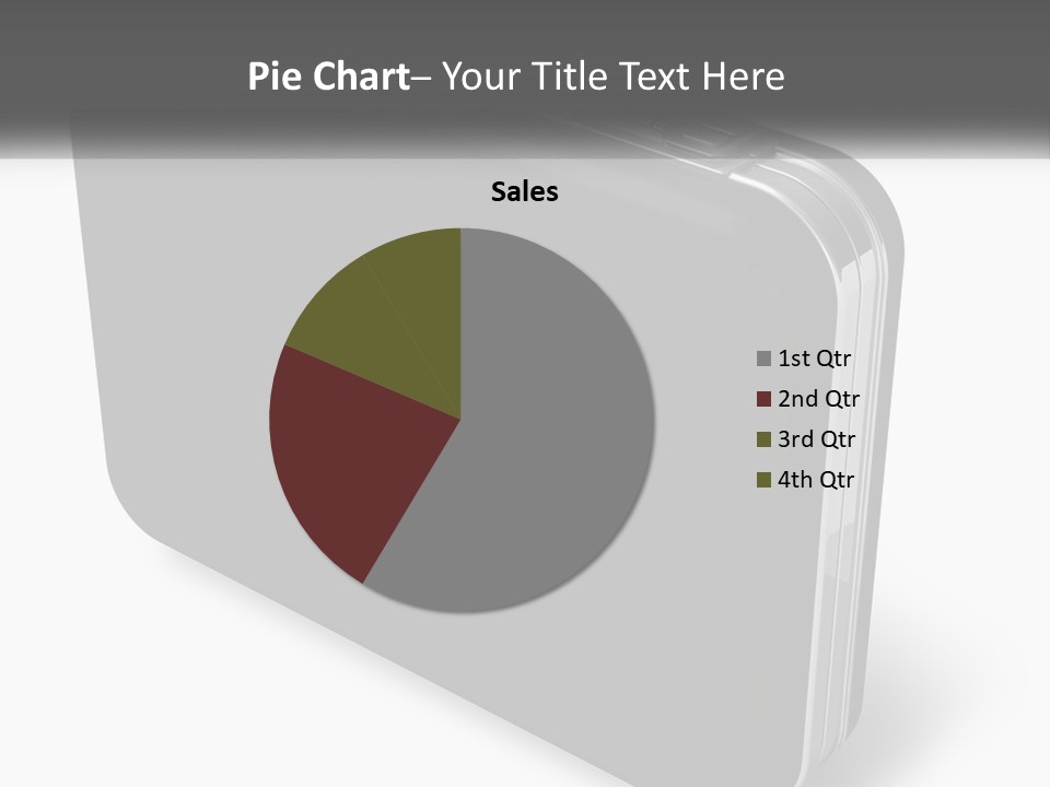 Laptop Small Lock PowerPoint Template