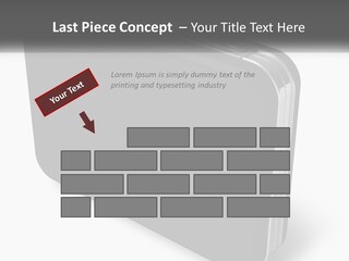 Laptop Small Lock PowerPoint Template