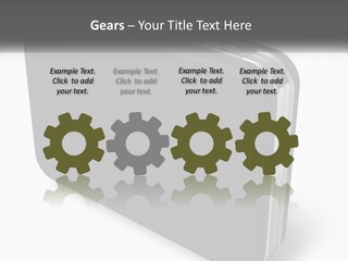 Laptop Small Lock PowerPoint Template