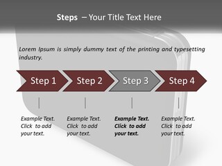 Laptop Small Lock PowerPoint Template