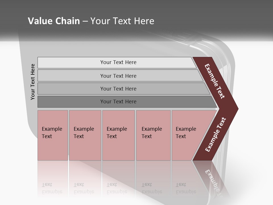 Laptop Small Lock PowerPoint Template
