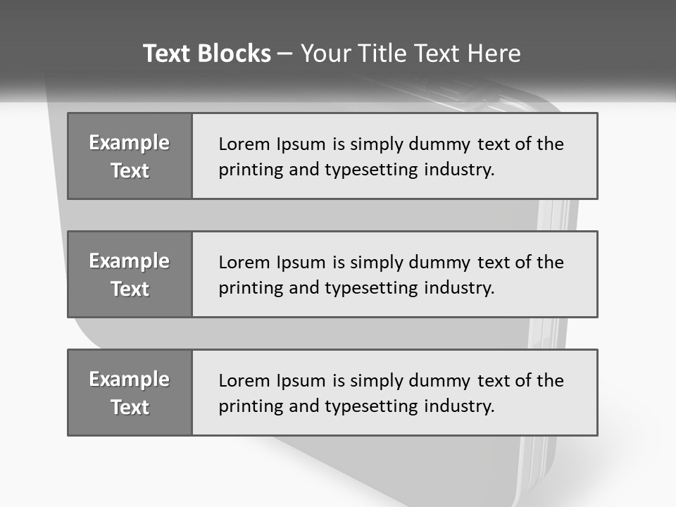 Laptop Small Lock PowerPoint Template